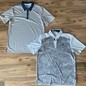 Adidas Coolclimate Golf Polos (2 shirts for 1 price)